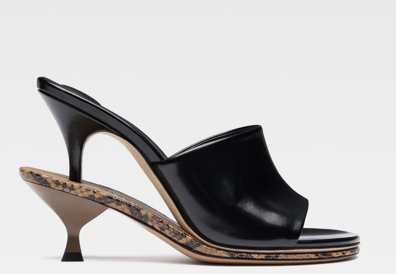 【JACQUEMUS】ジャックムス Le Doubles ダブルミュール Jacquemus The Double Mules in Black/Light Brown — UFO No More